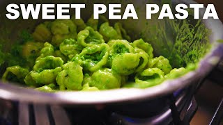 Creamy pea pasta with lemon and garlic [upl. by Sletten649]