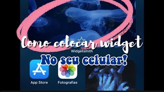 Como colocar Widgets no seu celular ✨ [upl. by Naimerej332]