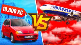 FIAT SEICENTO MICHAEL SCHUMACHER za 10 000Kč vs LETADLO Official road movie [upl. by Dannel749]