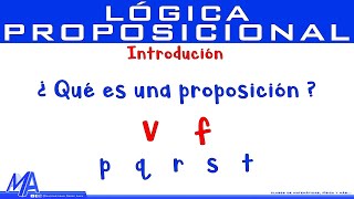 Lógica proposicional  Introducción [upl. by Ferdinanda127]