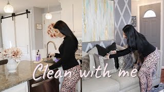 CLEAN WITH ME  MORNING CLEANING  SPEED CLEAN  COLLAB WITH CRYSTAL AT HOME [upl. by Yeliah]