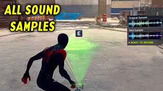 SpiderMan Miles Morales  All Sound Sample Locations amp Solutions Prowler Side Mission [upl. by Kcirdneked]