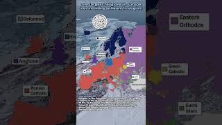 The Largest Religions in Europe 🌍 [upl. by Layol]