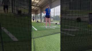 Girl Breaks Baseball Bat During Batting Practice  1510400 [upl. by Ettener]