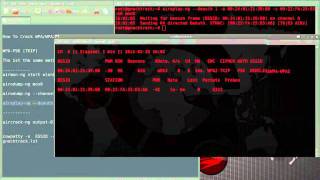 How To Crack WPAWPA2 in GnackTrack  Aircrackng amp Cowpatty [upl. by Fadden]