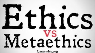 Ethics vs Metaethics Philosophical Distinction [upl. by Ahseram]