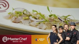 Tiradito de huachinango  MasterChef México 2016 [upl. by Satsoc415]