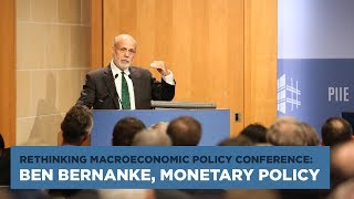 Rethinking Macroeconomic Policy Conference Ben Bernanke Monetary Policy [upl. by Brufsky]