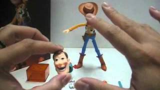 2010 SciFi Revoltech  Pixars Toy Story Woody Toy Review [upl. by Novyert]