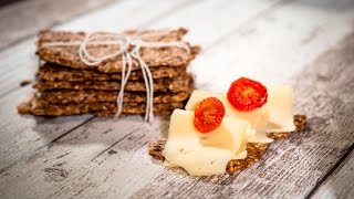 Glutenfrie knekkebrød  Lavkarbo [upl. by Guadalupe]