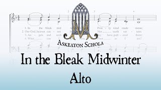 In the Bleak Midwinter ALTO  Askeaton Schola [upl. by Anoik]