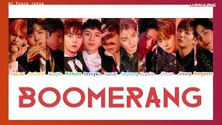 COLOR CODEDTHAISUB WANNA ONE  Boomerang พีชซับไทย [upl. by Fortunna]