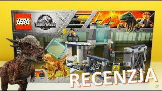 LEGO Jurassic World Ucieczka z laboratorium ze stygimolochem 75927  RECENZJA [upl. by Odnalro]