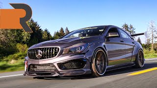 Slammed JDM Inspired Mercedes CLA 250  AirRide Takes on the Streets [upl. by Middlesworth]