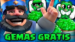 Como conseguir GEMAS GRATIS en Clash Royale 2024 [upl. by Nosydam]