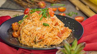 Easy CAPELLINI PASTA POMODORO  OLIVE GARDEN COPYCAT  Recipesnet [upl. by Salkin]