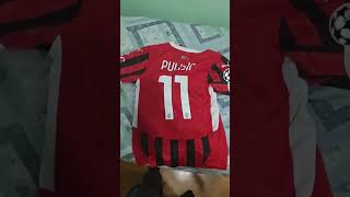 soccer jersey yupoo com AC Milan Jerseys Shorts unboxing review [upl. by Lazarus336]