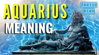 AQUARIUS SIGN IN ASTROLOGY Meaning Traits Magnetism Energy Secrets [upl. by Porte]