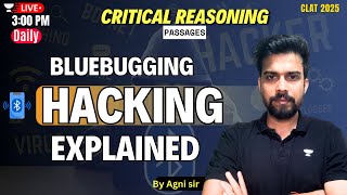 CLAT 2025  Critical Reasoning  What is Bluebugging how it is used to hack Bluetooth clat2025 [upl. by Peterec704]