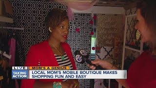 Moms a Genius Mobile boutique makes shopping easy amp fun for women in Metro Detroit [upl. by Nahseez]