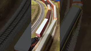 HO Scale Trains Running hoscaletrains modelrailroad [upl. by Elly]