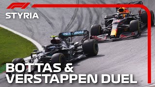 Bottas amp Verstappen Duel  2020 Styrian Grand Prix [upl. by Coleen]