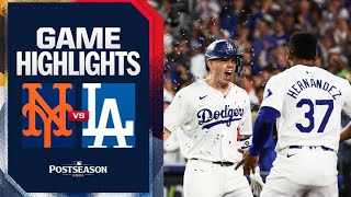 Mets vs Dodgers NLCS Game 6 Highlights 102024  MLB Highlights [upl. by Brote696]