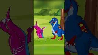 SPIDERMAN BARYONYX VS DINOSAURS BRACHIOSAURUS TREXEXCAVATORTruck Big Dinosaurs Ever shorts [upl. by Dituri580]