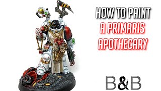 How to paint a Primaris Apothecary [upl. by Yesnil]