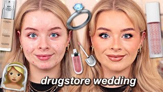 Fully DRUGSTORE Wedding Guest Makeup For TOTAL BEGINNERS [upl. by Roswell37]