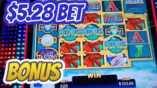 River Dragons BONUS Hit on 528 BET [upl. by Reema]