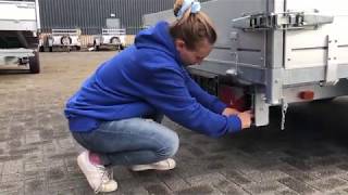 Anssems KSX 2500kg Electrische kipper  Masta Aanhangwagens  Mastanl [upl. by Dekeles]