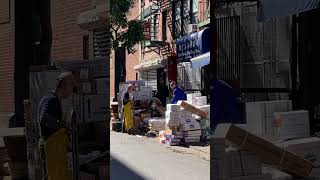 Ludlow Street activity in noon light October new york city nyc [upl. by Sneed]