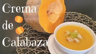 Receta crema de calabaza  Entrante fácil y rápido  DELICIOSA [upl. by Egarton470]