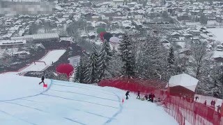 Horror Crash Streif 2016  Axel Lund Svindal [upl. by Castera]