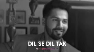 Dil Se Dil Tak Audio Edit  Bawaal  New Bollywood Movie Song 2023  Varun Dhawan  Janhvi Kapoor [upl. by Mount]