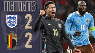 England 22 Belgium  Bellingham Scores Last Kick Of The Game  Highlights [upl. by Inalak26]