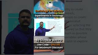 Sociology in 1 Minute  Experiments in Sociology [upl. by Erlewine]