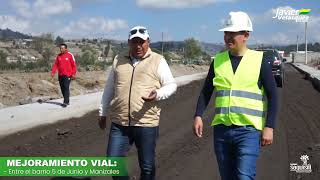 El barrio 5 de junio contará con el adoquinado de la calle quotMiguel Caizapantaquot [upl. by Pandolfi]