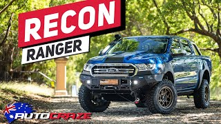 RECON RANGER  2019 CRAZY MODIFIED 4x4 FORD RANGER BUILD [upl. by Nocam190]