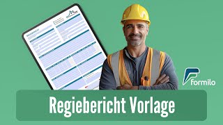 Regieberichte Digitale Vorlagen für die Baubranche  formilocom [upl. by Darcey]