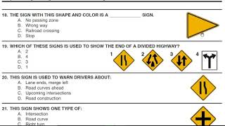 ข้อสอบใบขับขี่ที่อเมริกา Driver Licence Study Guide Part1 [upl. by Kamilah259]