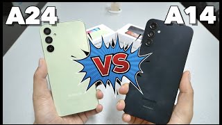 Samsung Galaxy A24 VS Samsung Galaxy A14 Full Comparison [upl. by Earla]