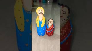 Couple Doll from Appy bottle diy artandcraft craft bestoutofwaste art doll [upl. by Llemmart]