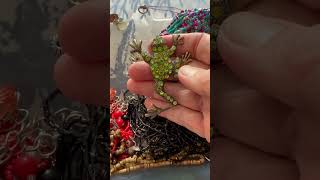 Jewelry ASMR rhinestone tree frog in the tangles [upl. by Hau]