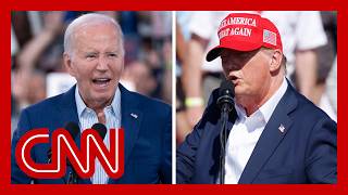 See new CNN poll results after BidenTrump debate [upl. by Ahsekahs]