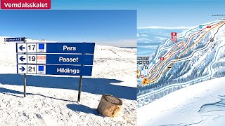 SKISTAR VEMDALEN 17 Pers the longest ski slope at Vemdalsskalet 2023 [upl. by Chyou]