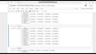 Predict Lottery Numbers using Artificial Intelligent Neural Network in Kera Python [upl. by Eanwahs]