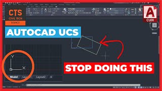 AutoCAD UCS  How to rotate your drawing and everything else you need to know 2D [upl. by Akiehsat]