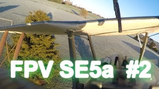 WW1  RAF SE5a Biplane on patrol again RC  FPV [upl. by Namzed]